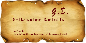 Gritzmacher Daniella névjegykártya